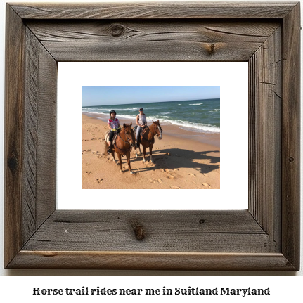 horse trail rides near me in Suitland, Maryland